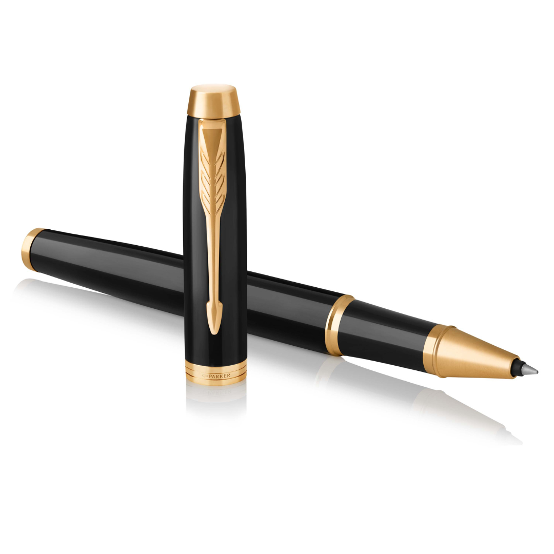 Parker IM Black Lacquer G.T. Rollerball F Black ink