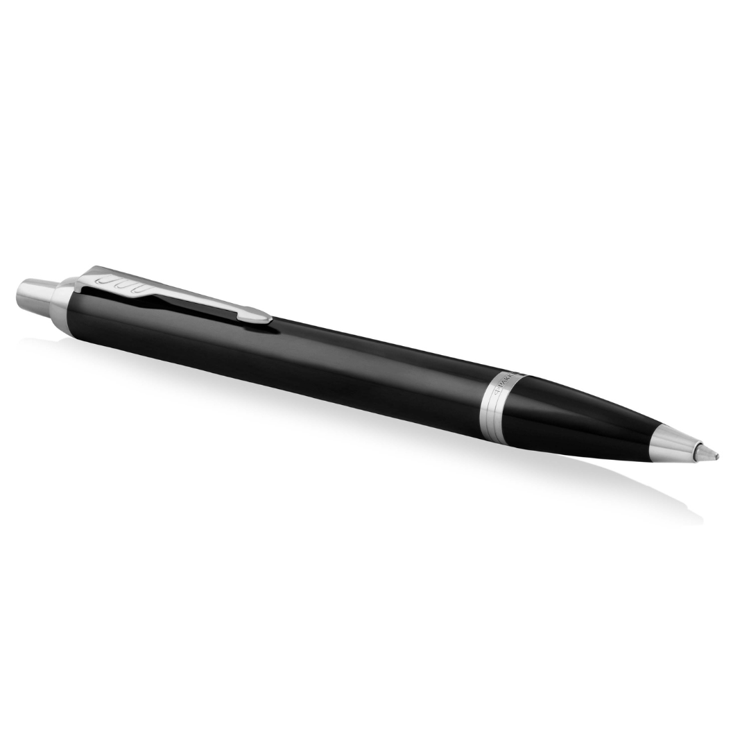Parker IM Black Lacquer C.T. Ballpen M Blue ink