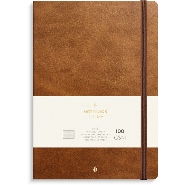Notebook Deluxe A5 brown