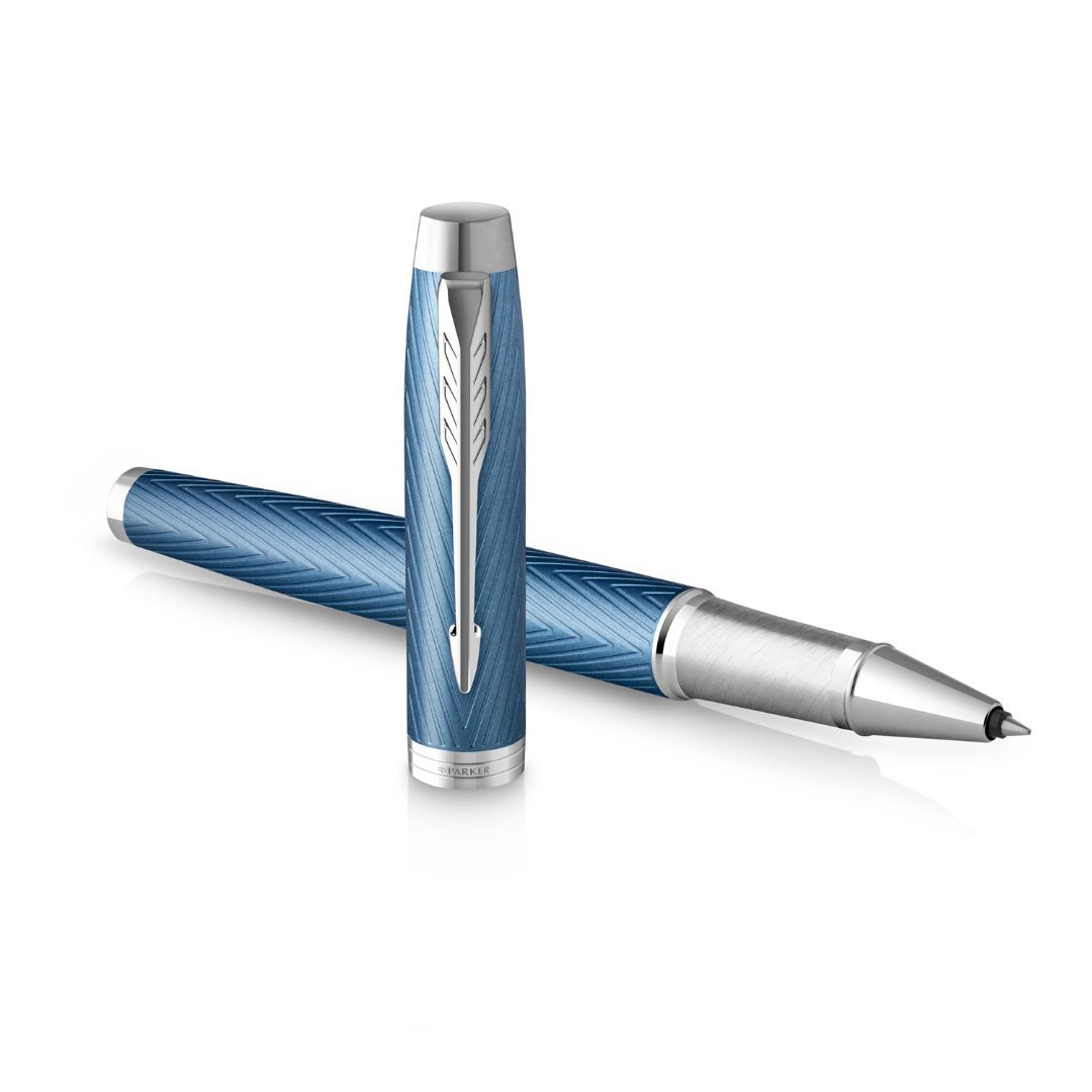 Parker IM Premium Blue Grey C.T. Rollerball F Black ink
