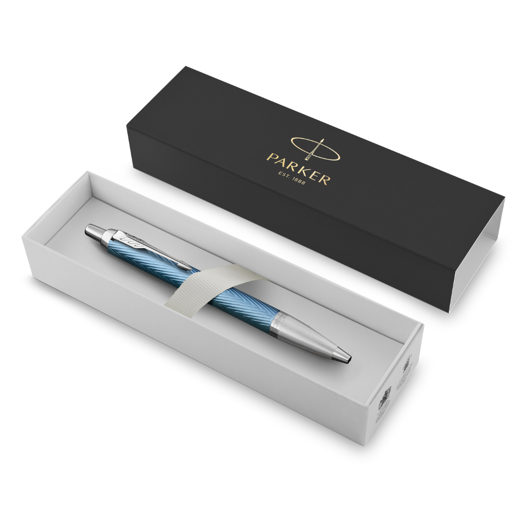 Parker IM Premium Blue Grey C.T. Ballpen M Blue ink