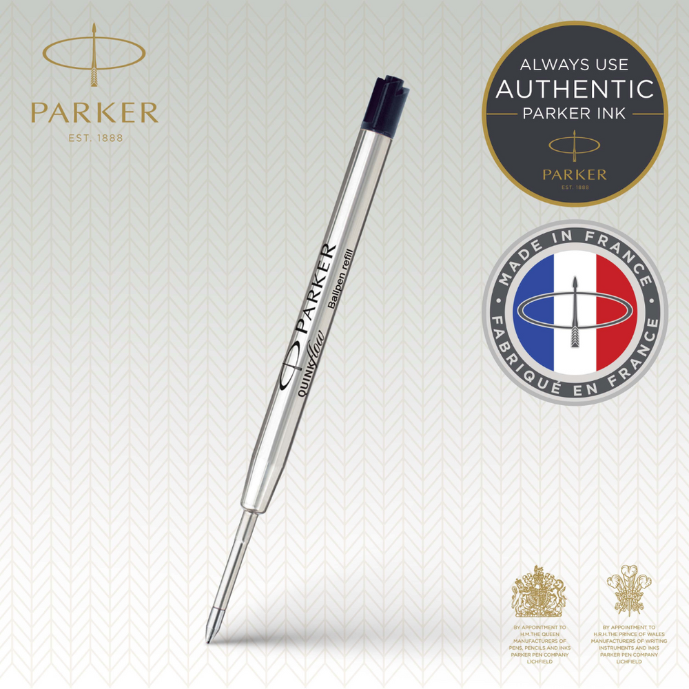 Parker QUINKflow Premium Ballpoint Pen Refill M Black 1-Blister