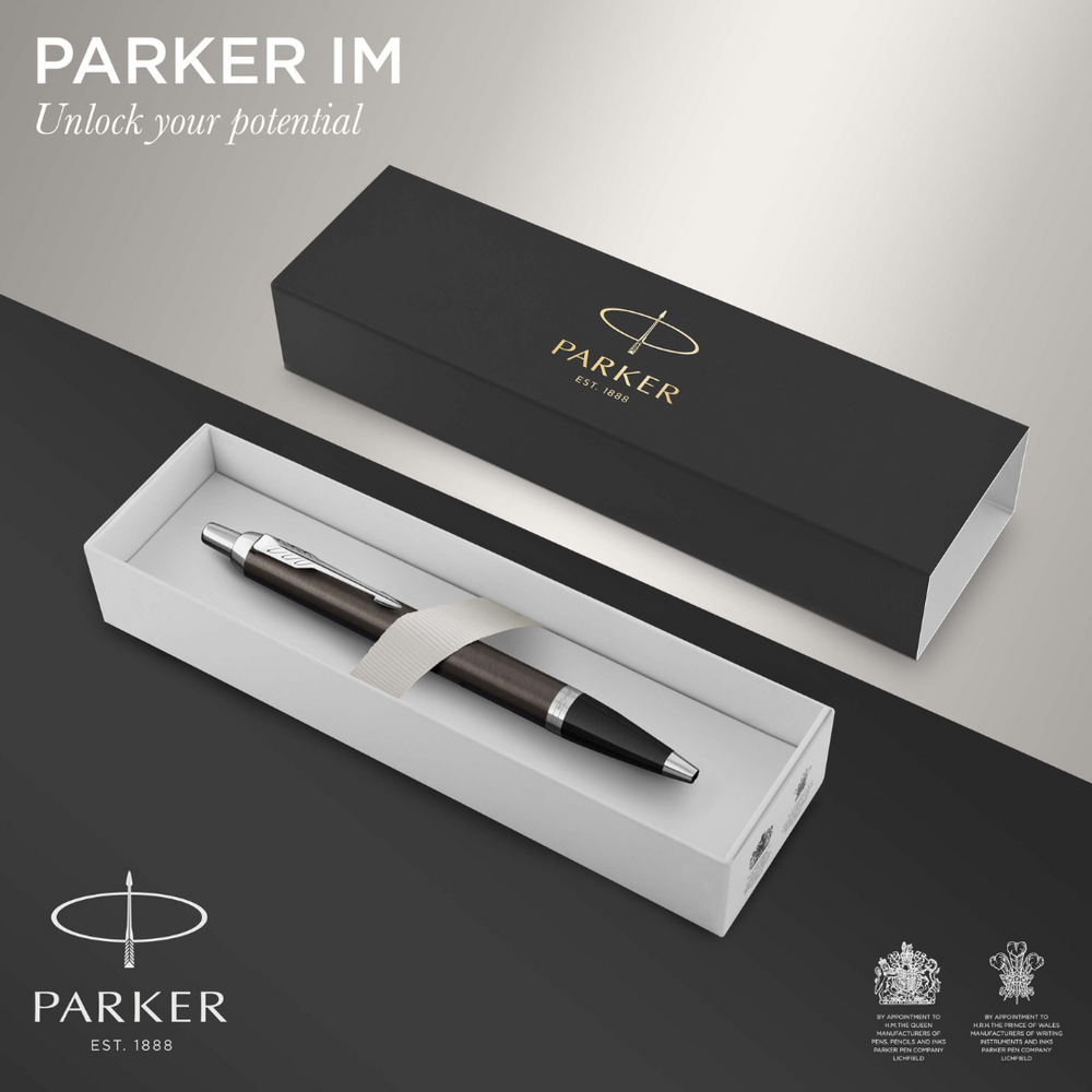 Parker IM Dark Espresso C.T. Ballpen M Blue ink