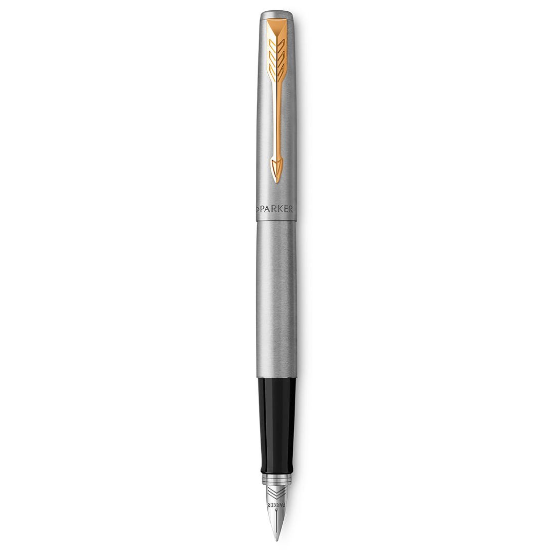 Parker Jotter Stainless Steel G.T. Fountain Pen M Blue ink
