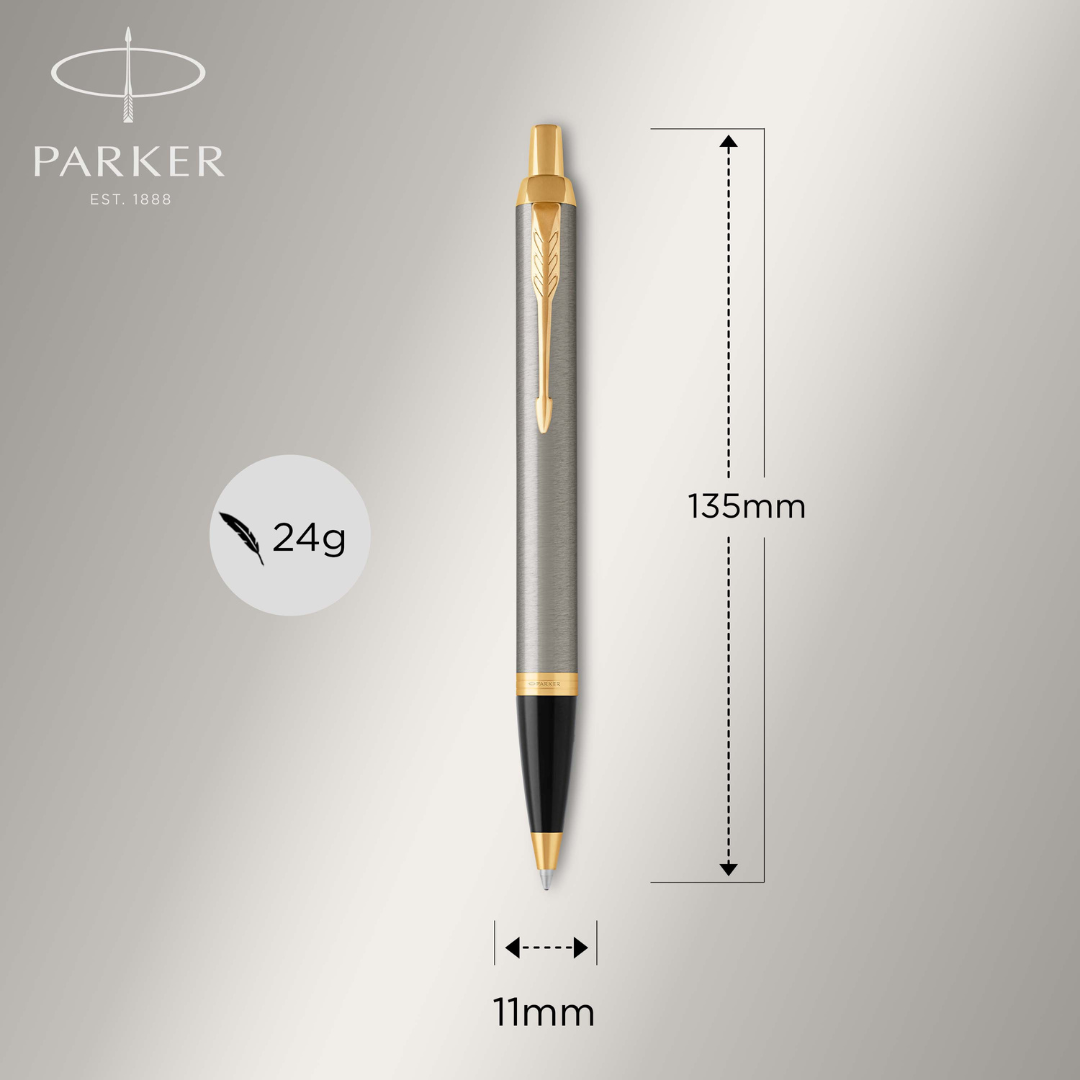 Parker IM Brushed Metal G.T. Ballpen M Black ink