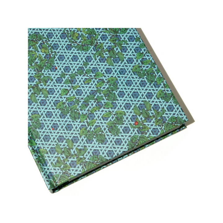 The Sketchbook A5 Enveloped in Rattan - Teal