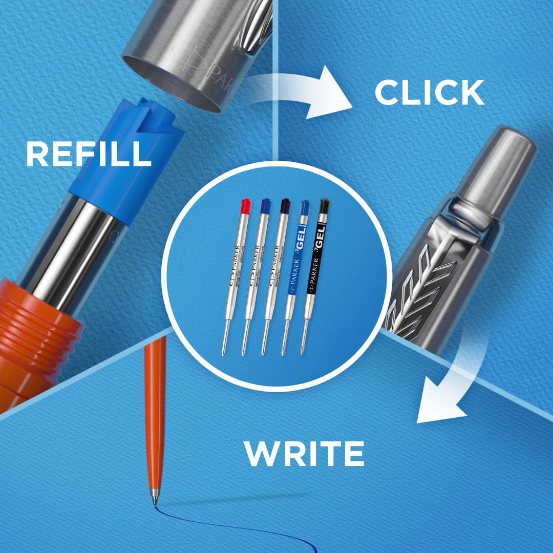 Parker Jotter Stainless Steel G.T. Ballpen M Blue ink