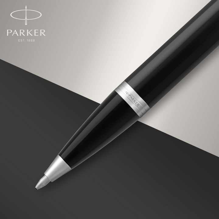 Parker IM Black Lacquer C.T. Ballpen M Blue ink
