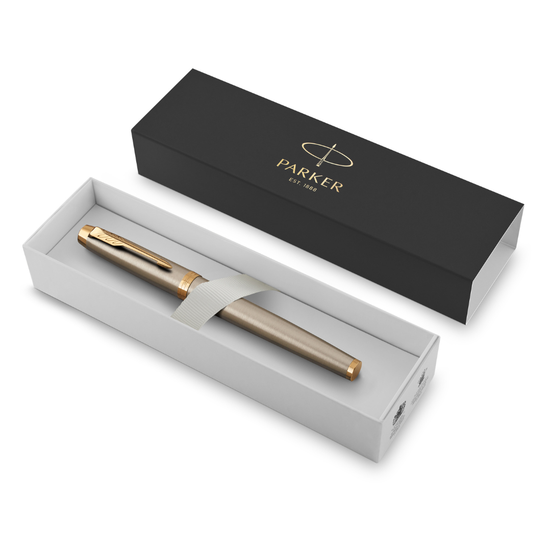 Parker IM Brushed Metal G.T. Rollerball F Black ink
