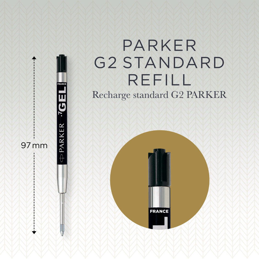 Parker QUINK Economy Gel Pen Refill M 0,7mm Black 1-Blister