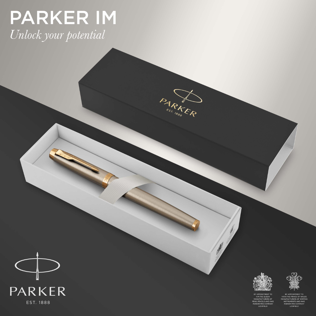 Parker IM Brushed Metal G.T. Rollerball F Black ink