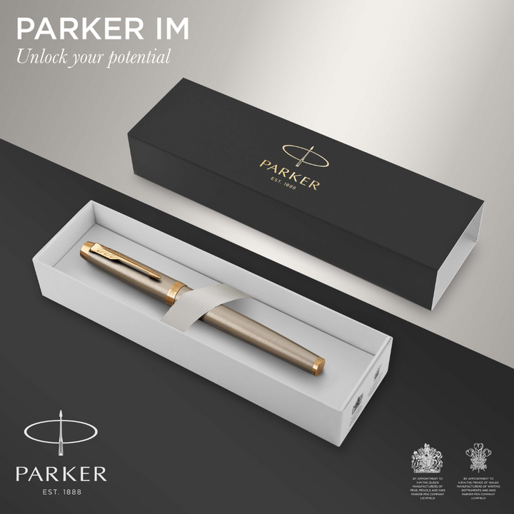 Parker IM Brushed Metal G.T. Rollerball F Black ink