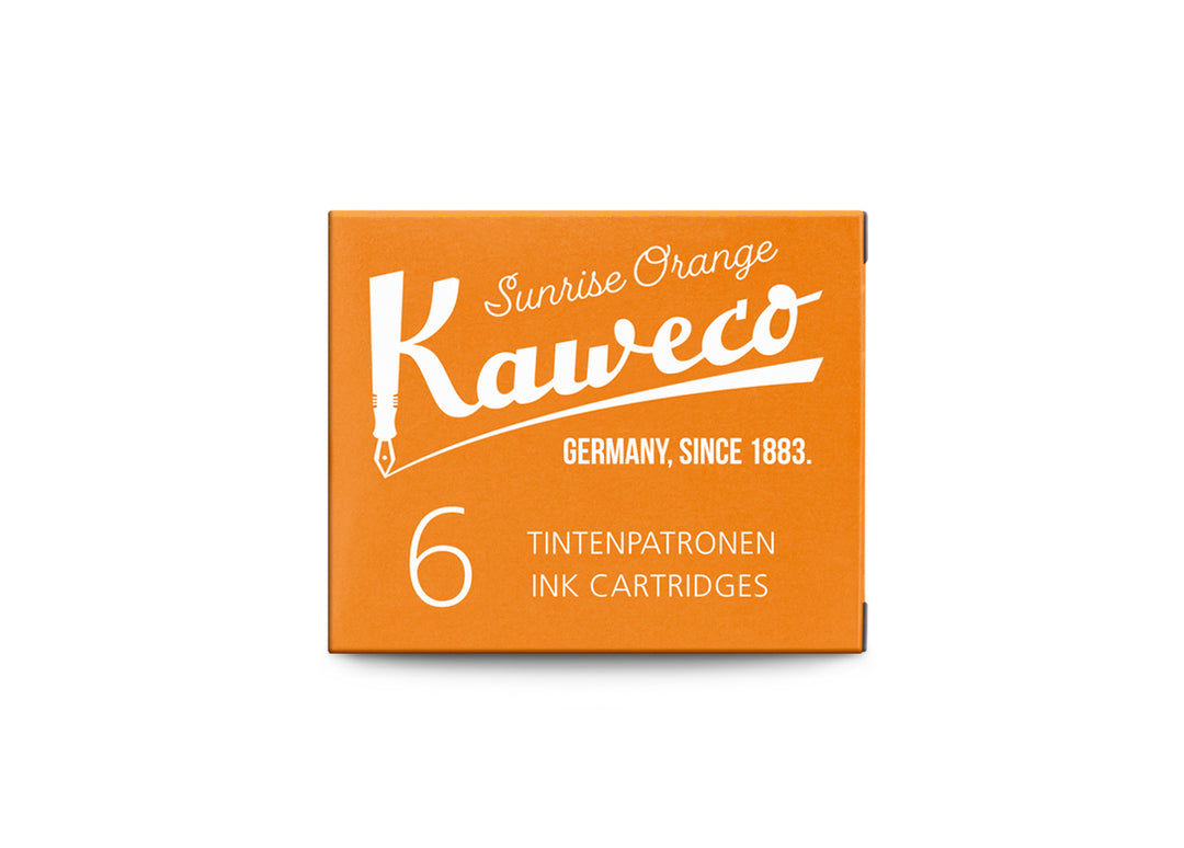 Kaweco Ink Cartridges Sunrise Orange 6-Pack