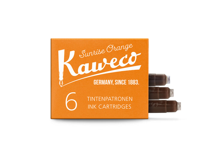 Kaweco Ink Cartridges Sunrise Orange 6-Pack