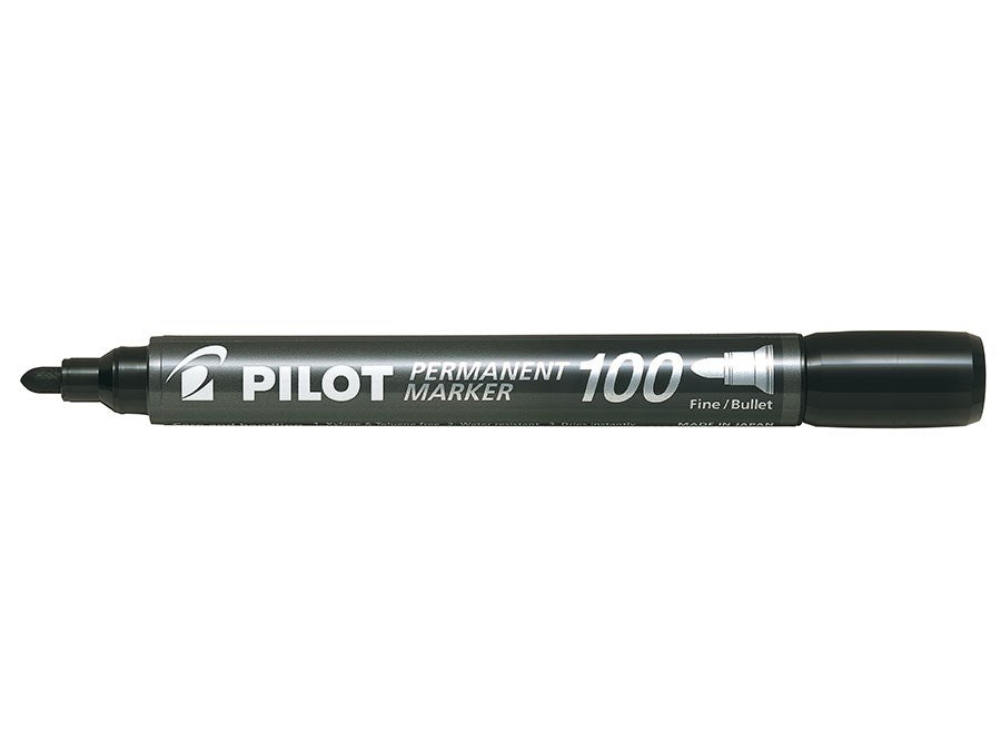 PILOT Marker Permanent 100 rund sort