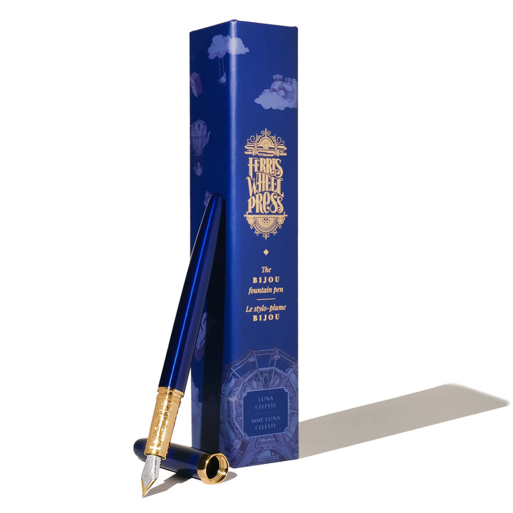 The Bijou Fountain Pen - Luna Celeste M