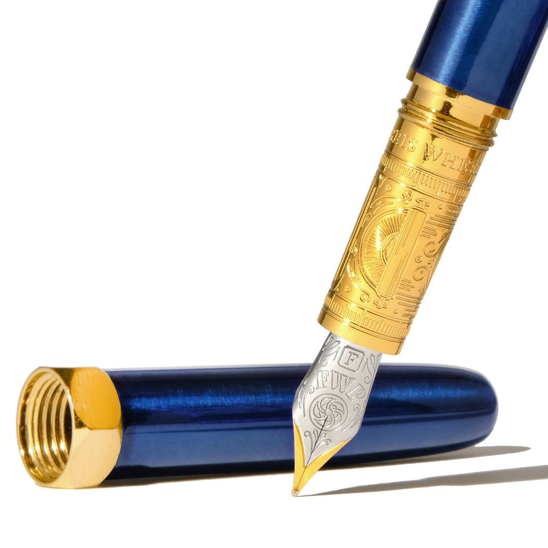 The Bijou Fountain Pen - Luna Celeste M