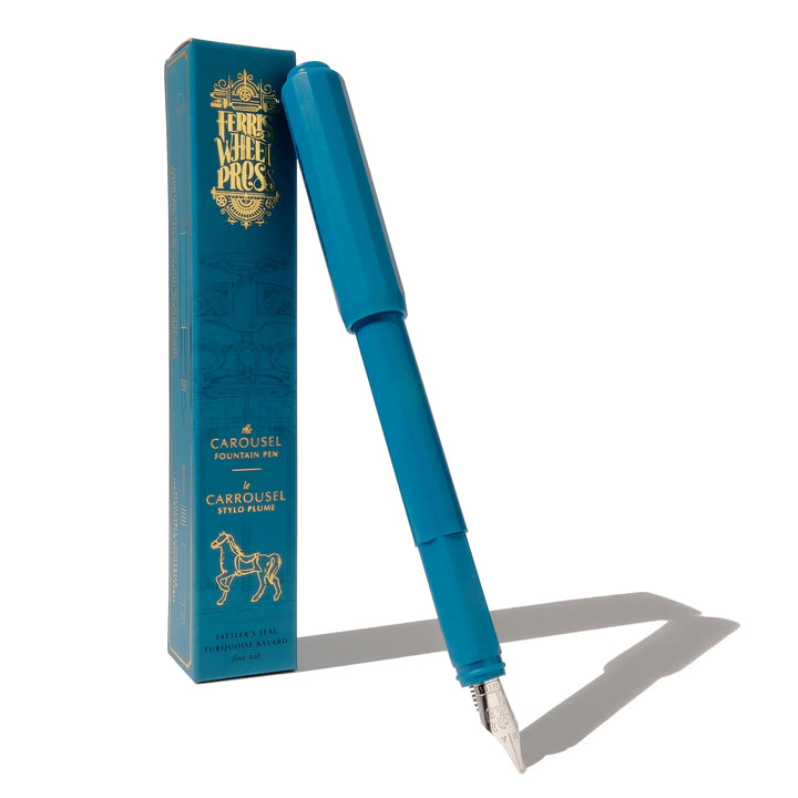 The Carousel Fountain Pen - Tattler's Teal F